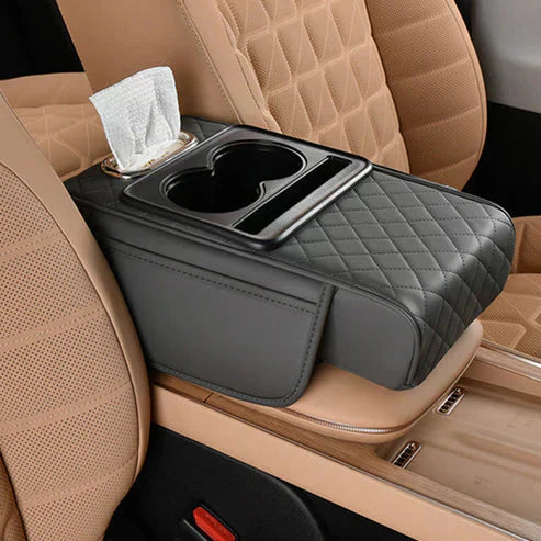 🔥Hot Sale 50% OFF🔥 Multifunctional PU Leather Car Armrest Box Mat