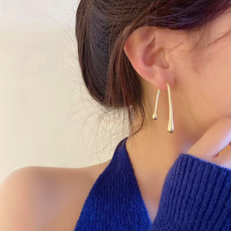 24K Gold-plated Vintage Minimalist Earrings