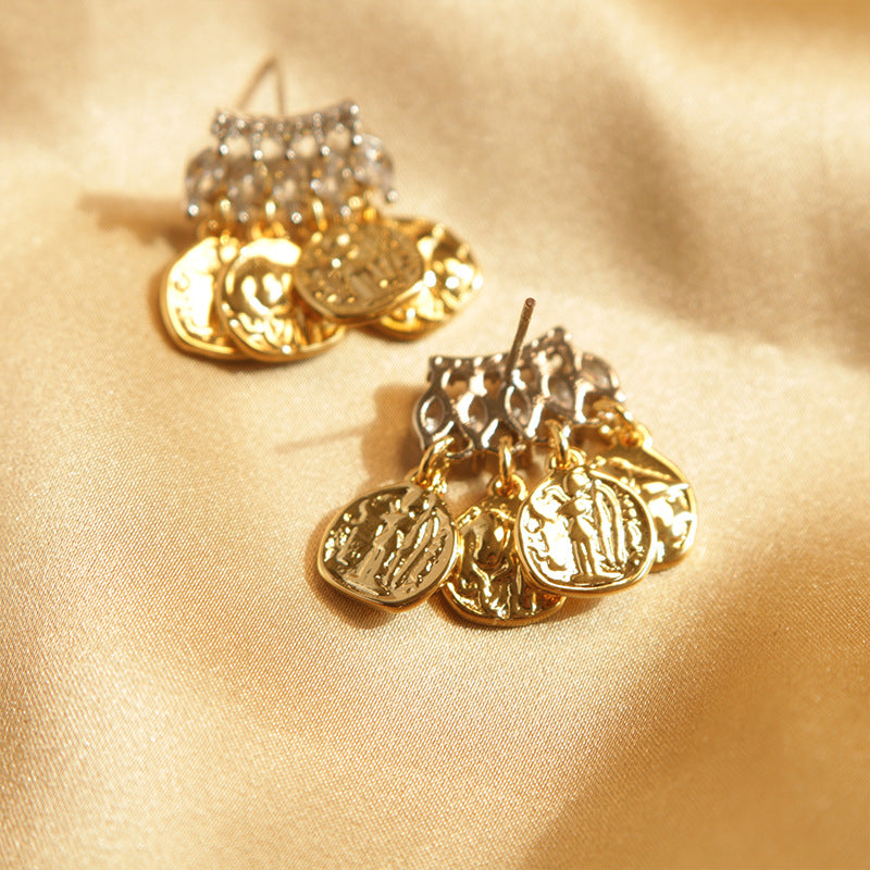 24K Gold-plated Vintage Earrings