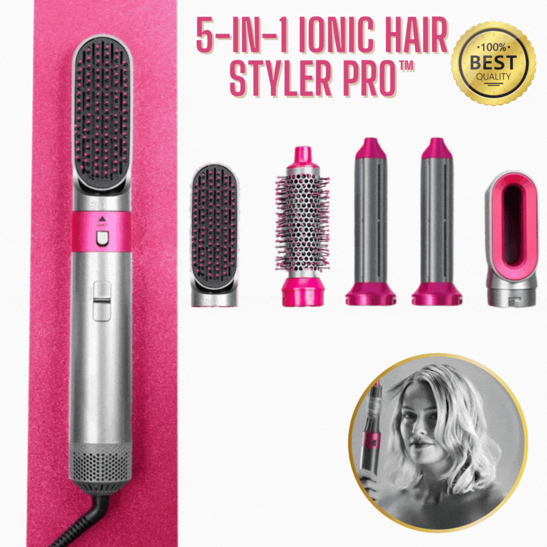 5-in-1 Ionic Hair Styler Pro™ – All-in-One Styling Tool for Healthier, Frizz-Free Hair