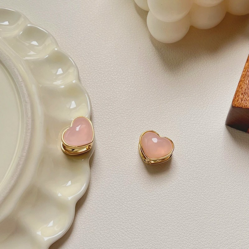 14K Gold-Plated Double-Sided Heart Earrings