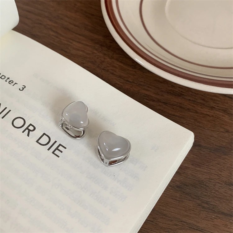 14K Gold-Plated Double-Sided Heart Earrings