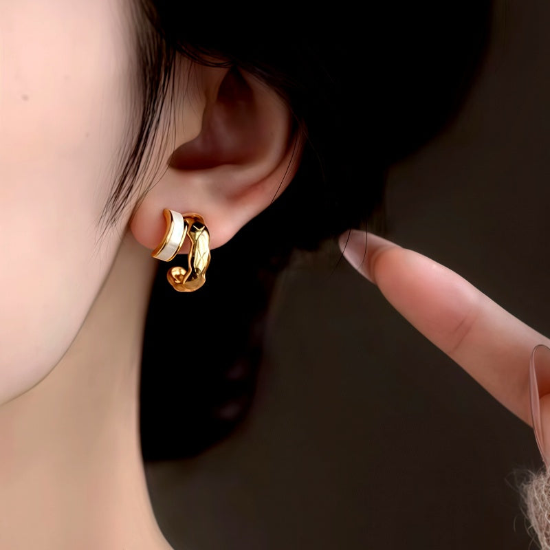 14K Gold-Plated Elegant Studs