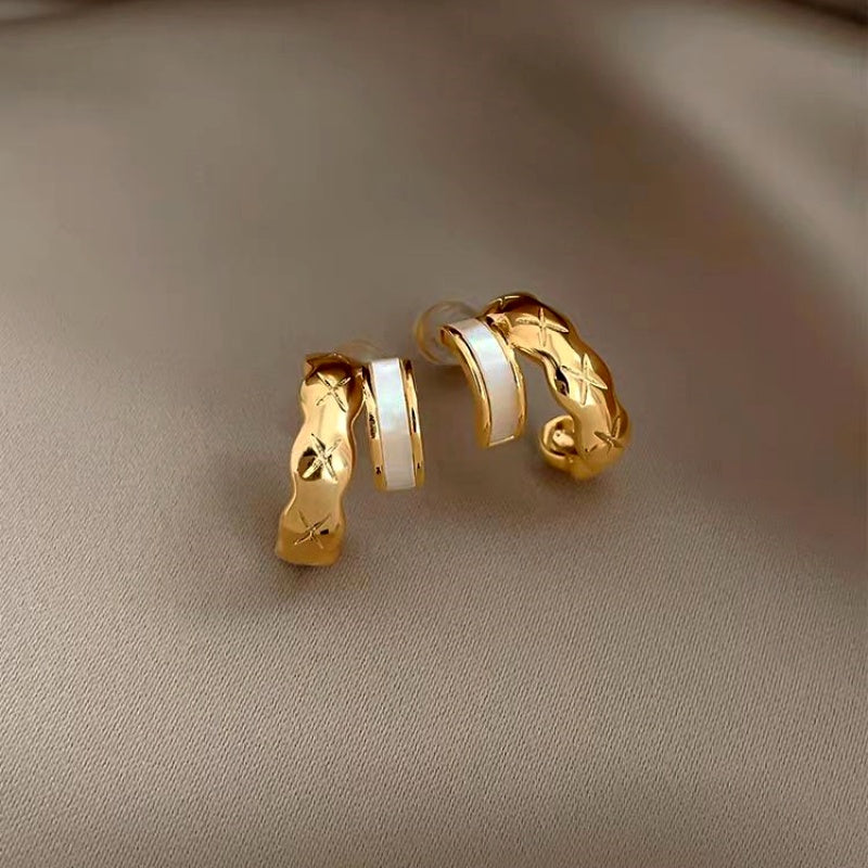 14K Gold-Plated Elegant Studs