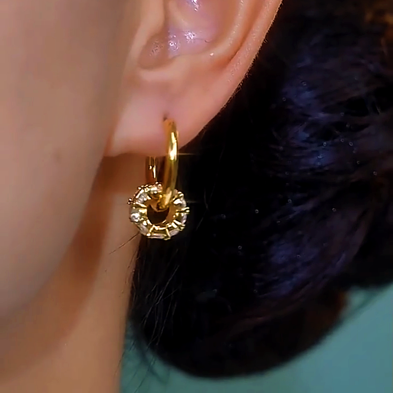 14K Gold-Plated Elegant Waist Earrings