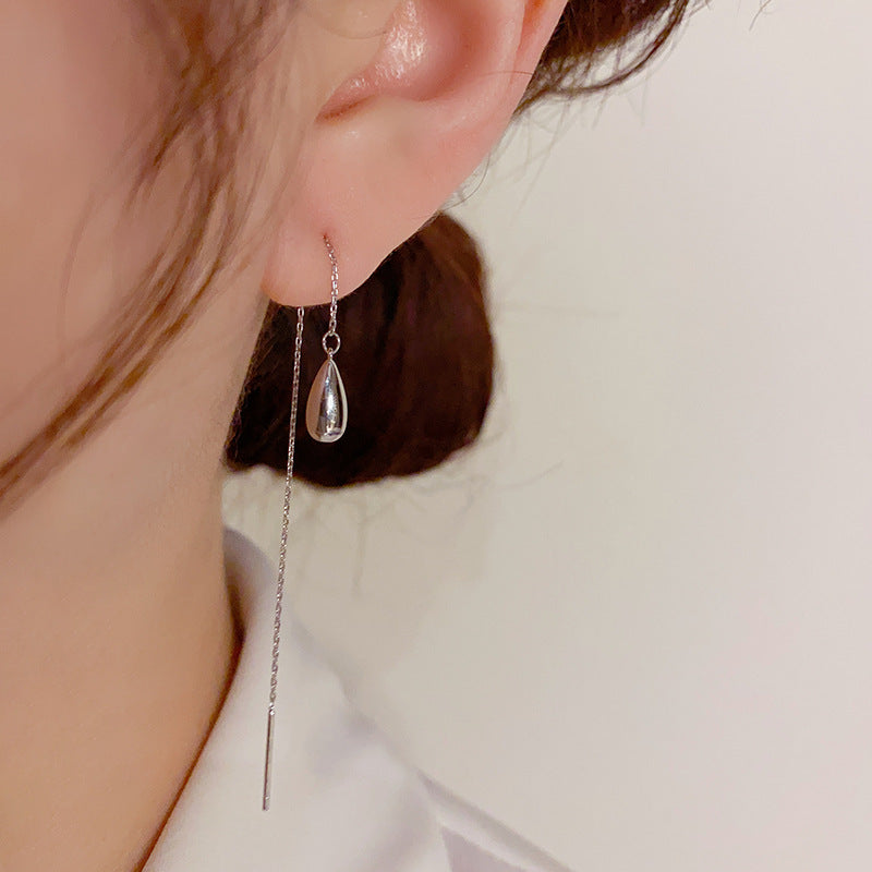 14K Gold-Plated Elegant Water Drop Earrings