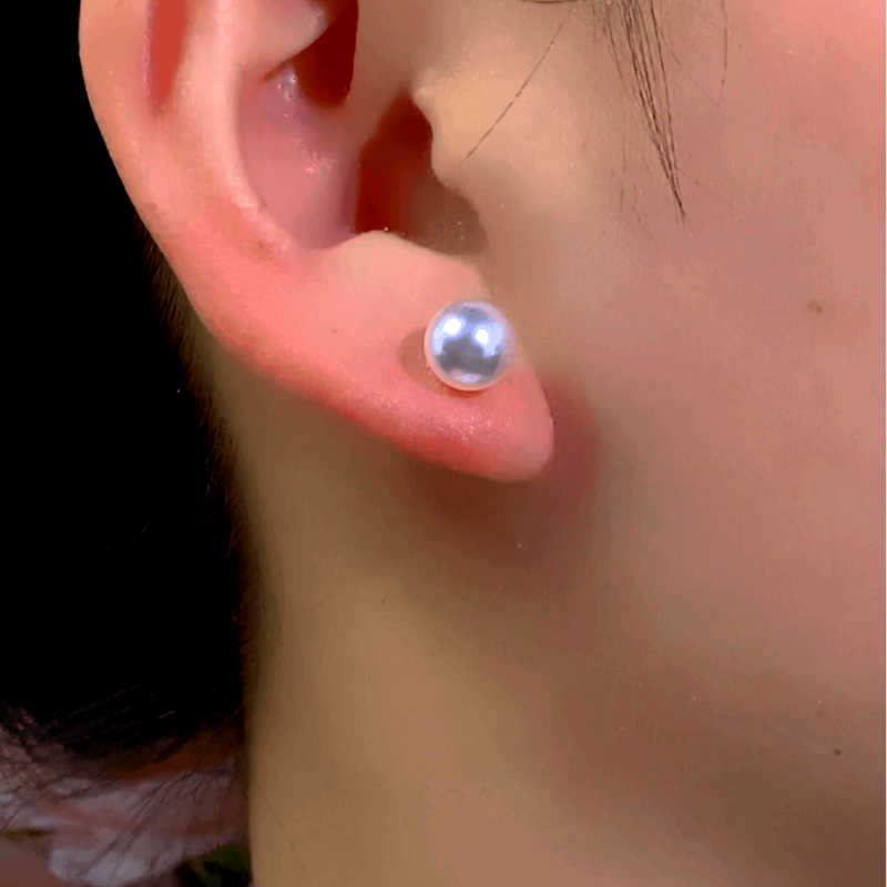 14K Gold-Plated Flower Pearl Earrings
