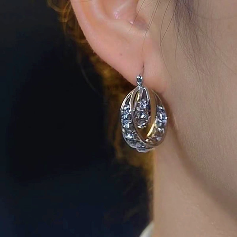 14K Gold-Plated Geometric Irregular Earrings