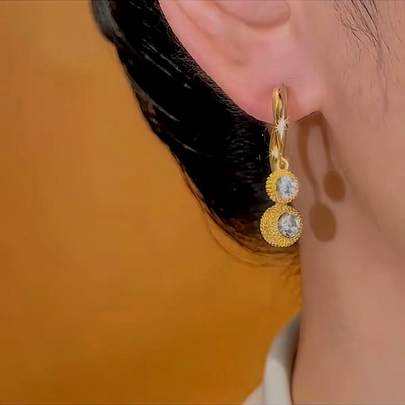 14K Gold-Plated Hot Style Durian Earrings