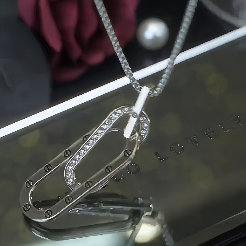 14K Gold-Plated Interlocking Necklace
