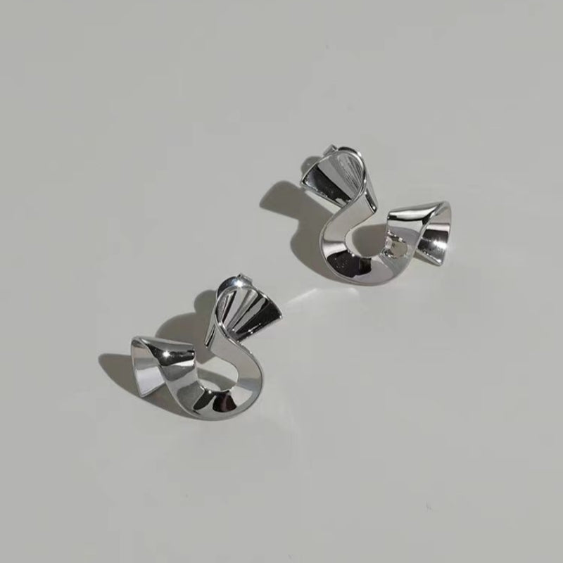 14K Gold-Plated Irregular Earrings