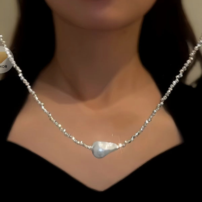 14K Gold-Plated Irregular Pearl Necklaces