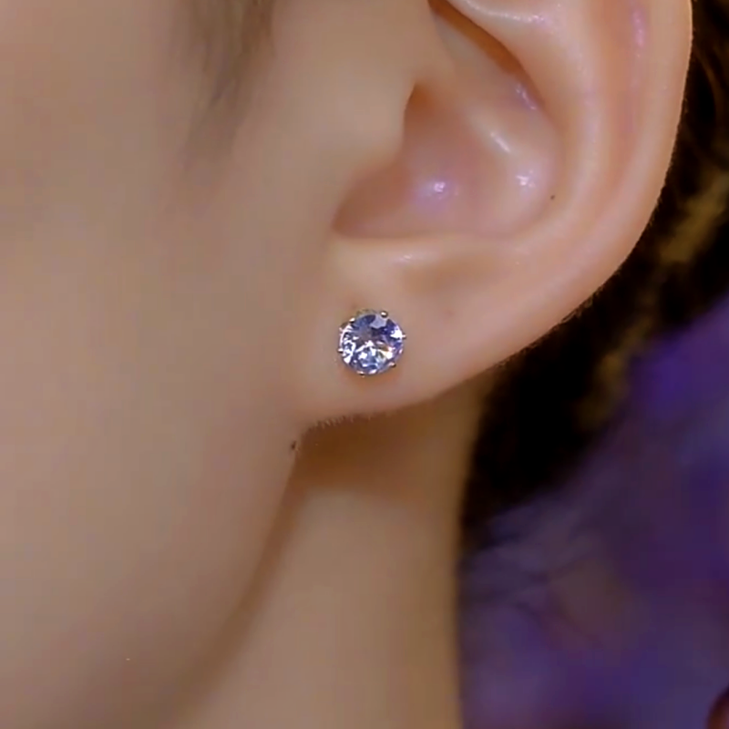14K Gold-Plated Luxury Diamond Double Pearl Earrings
