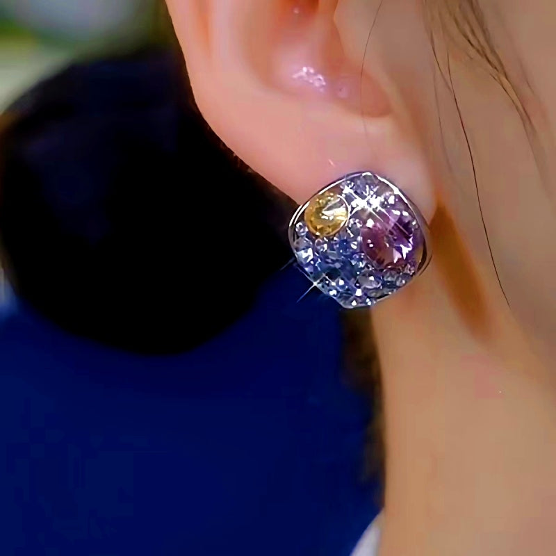 14K Gold-Plated Luxury Diamond Studs