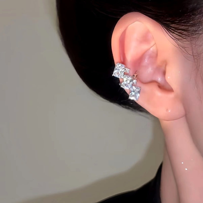 14K Gold-Plated Luxury Zircon Ear Bone Clips
