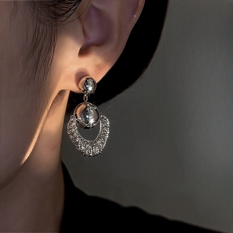 14K Gold-Plated Multi-Circle Ball Earrings