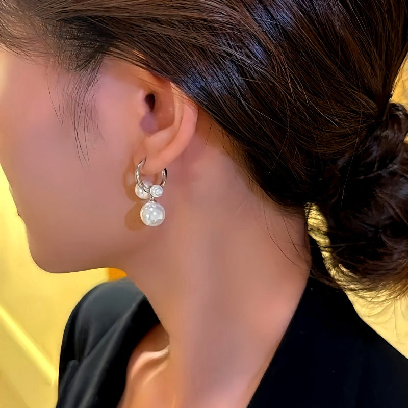 14K Gold-Plated Pearl Tassel Earrings