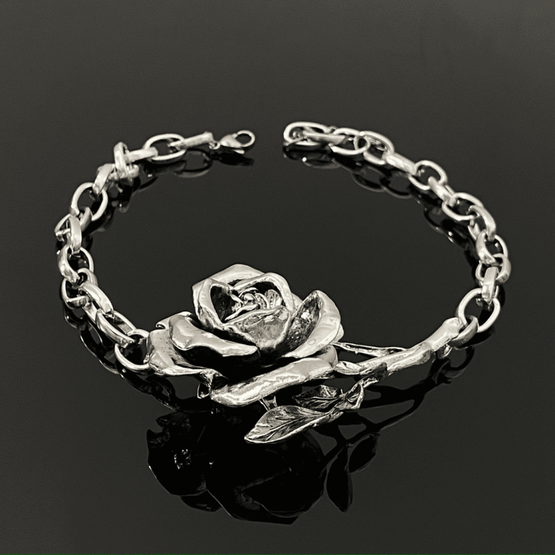 14K Gold-Plated Rose Necklaces