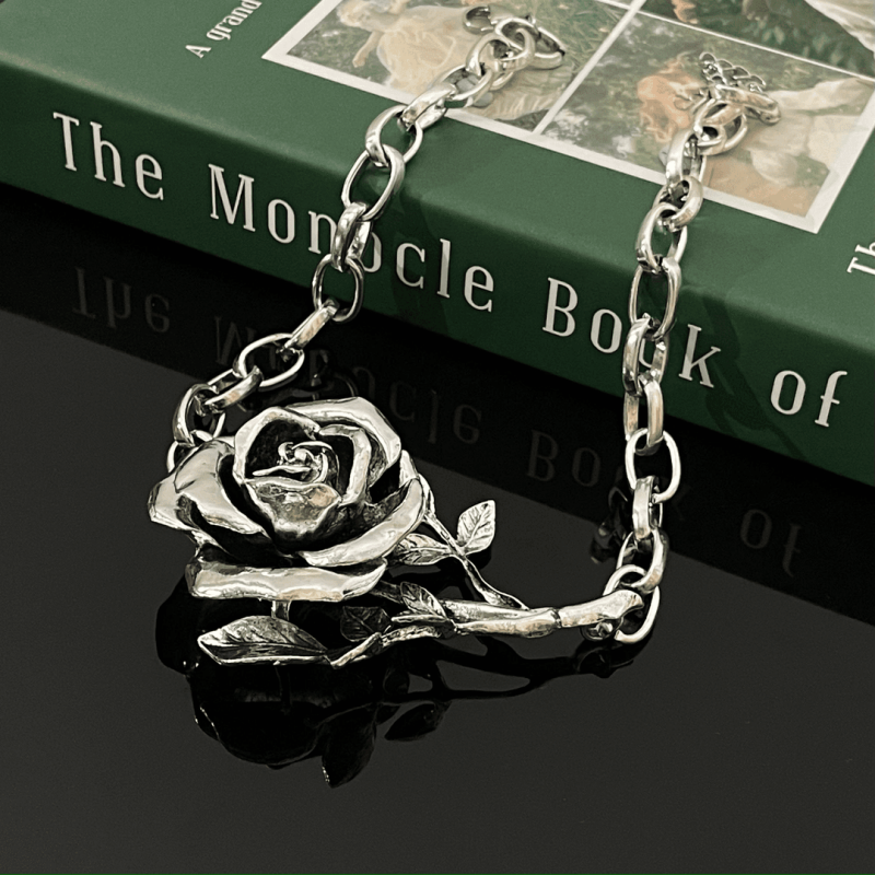 14K Gold-Plated Rose Necklaces