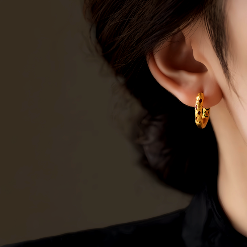 14K Gold-Plated Small Hoop Earrings