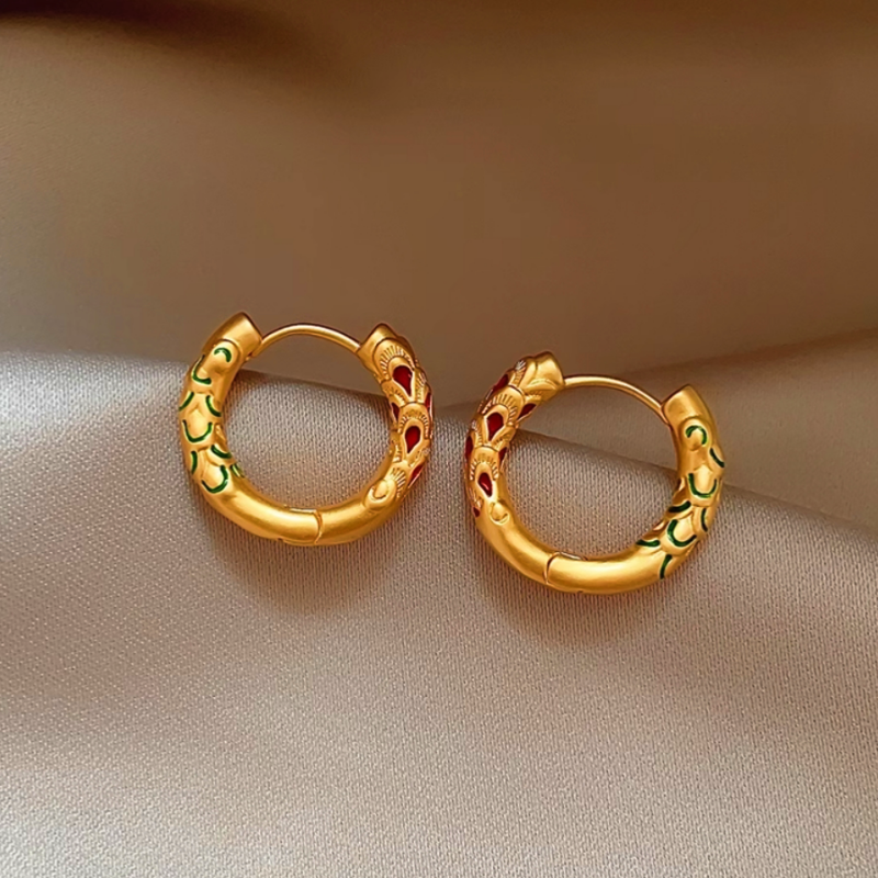 14K Gold-Plated Small Hoop Earrings