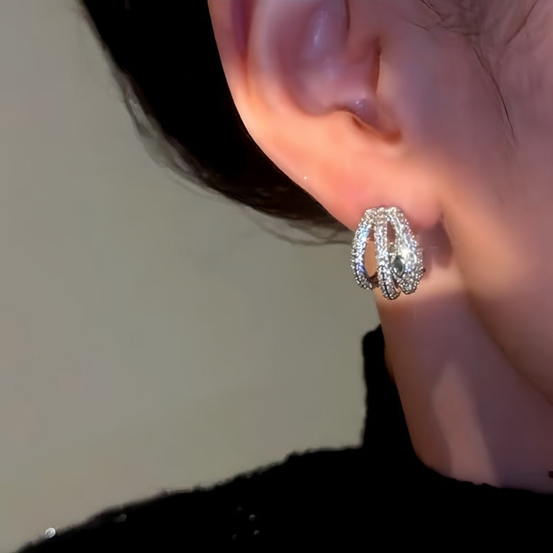 14K Gold-Plated Snake-Design Earrings