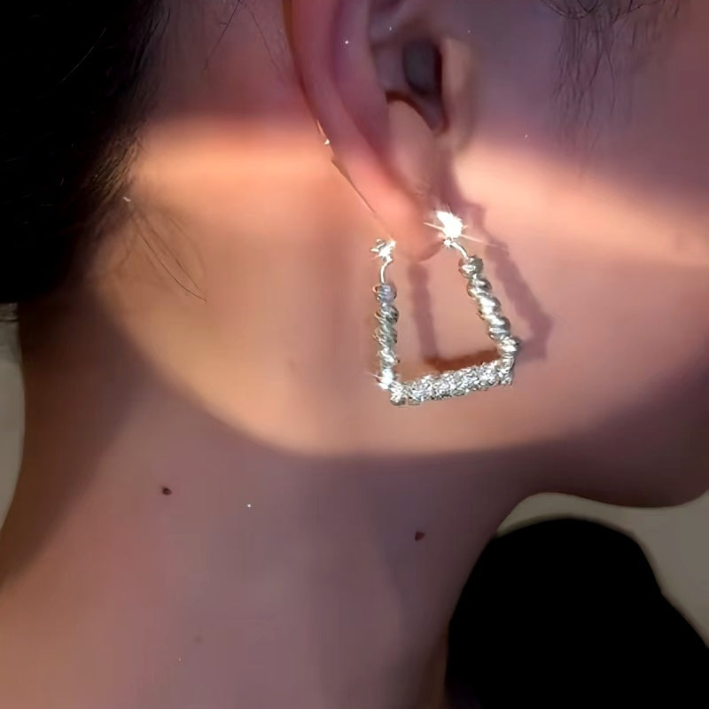 14K Gold-Plated Square Earrings