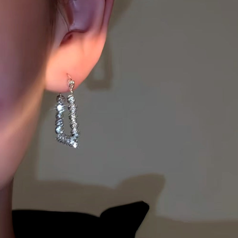14K Gold-Plated Square Earrings