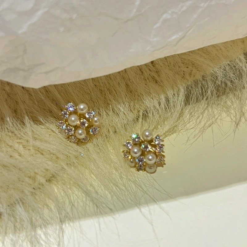 14K Gold-Plated Wind Bead Earrings