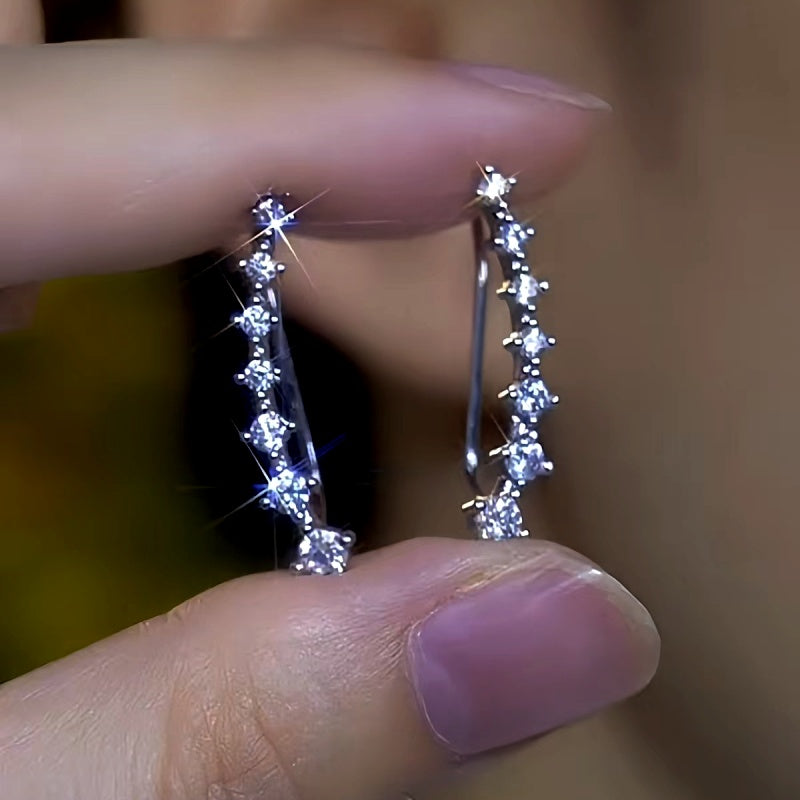 14K Gold-Plated Zircon Diamond Crawlers