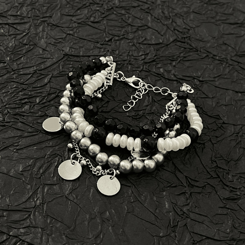 14K Gold-plated Beaded Bracelets