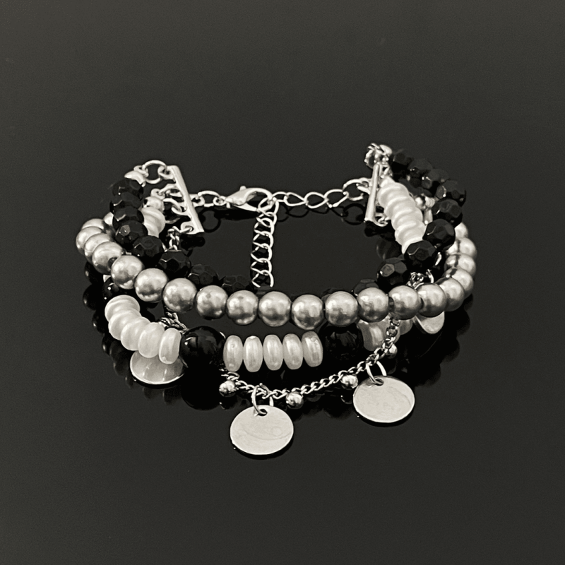 14K Gold-plated Beaded Bracelets