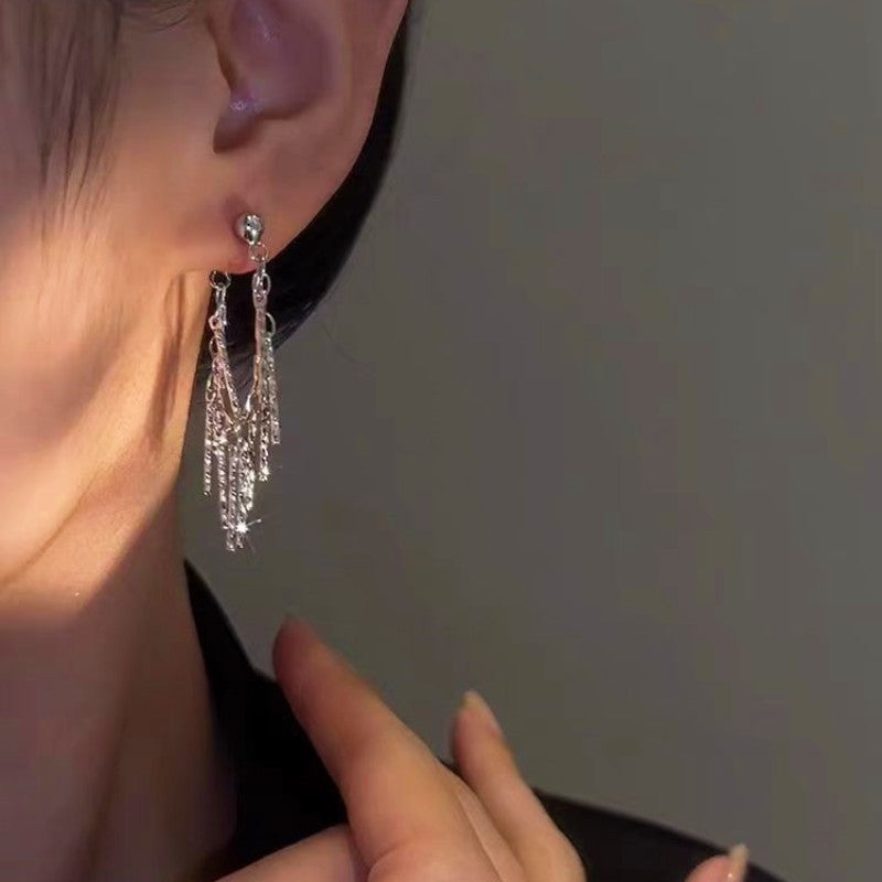 14K Gold-plated Chain Earrings