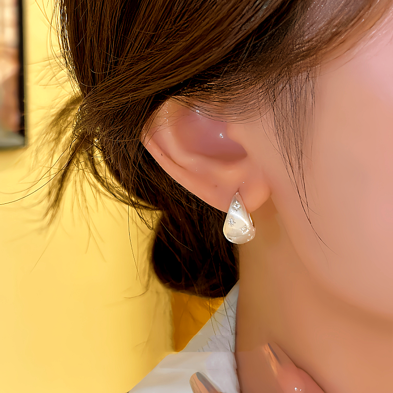 14K Gold-plated Luxury Brushed Drop Earrings