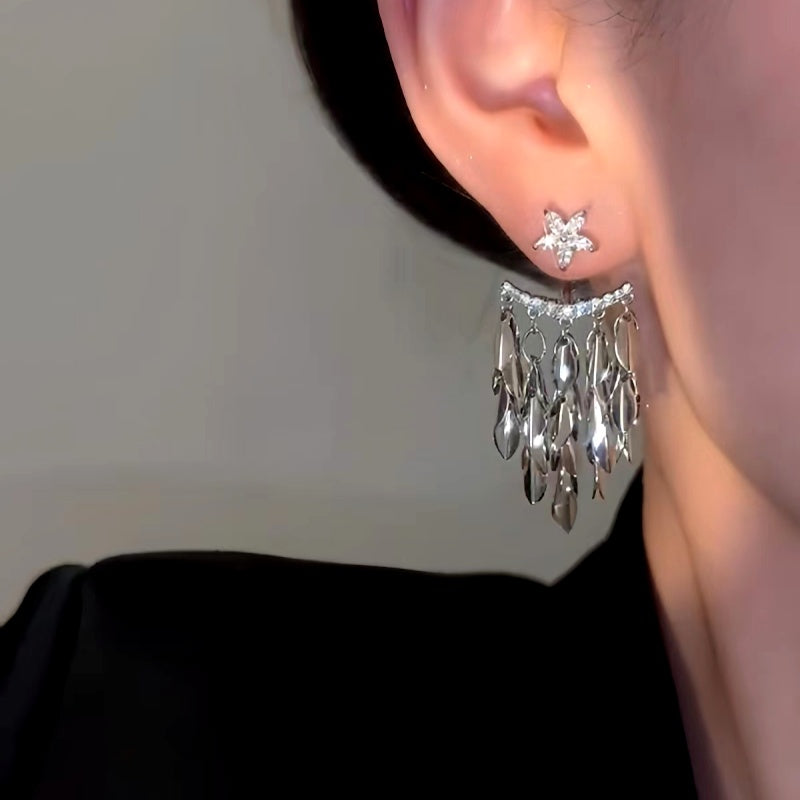14K Gold-plated Luxury Simple Tassel Earrings