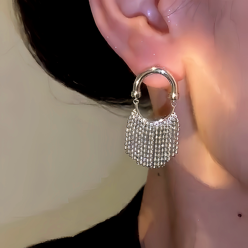 14K Gold-plated Luxury Tassel Earrings