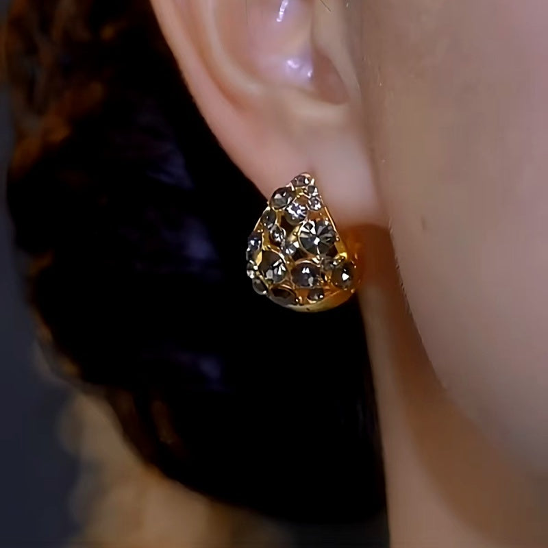 14K Gold-plated Luxury Zircon Earrings
