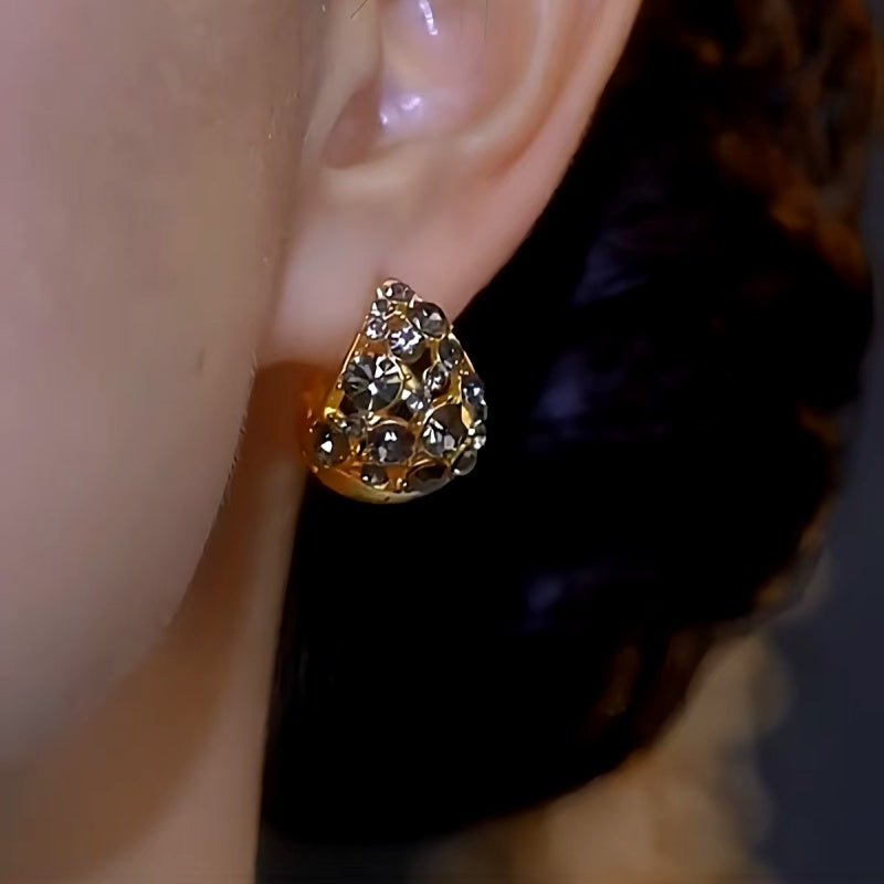 14K Gold-plated Luxury Zircon Earrings