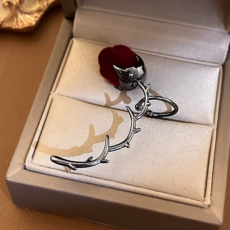 14K Gold-plated One-Piece Tulip Ear clips