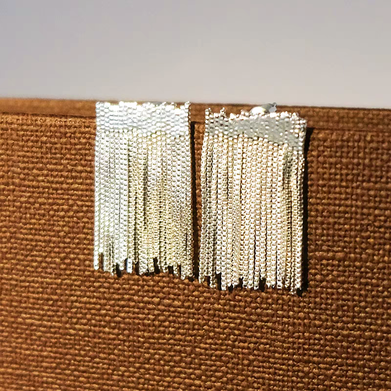 18K Gold-Plated Waterfall Tassel Earriings