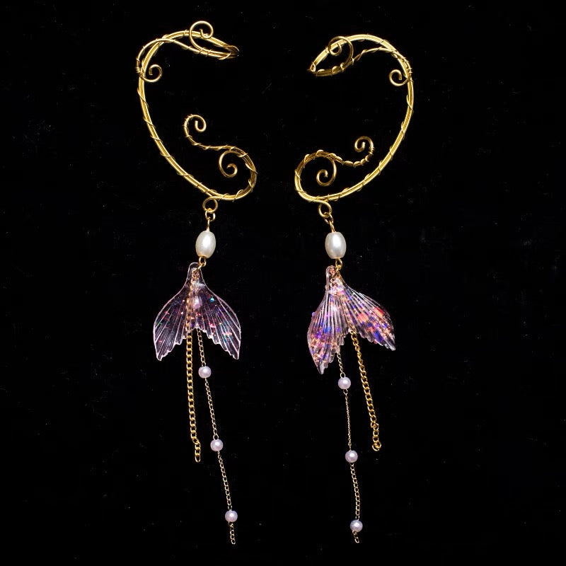 Fishtail Tassel Cuffs ( 1 Pair )