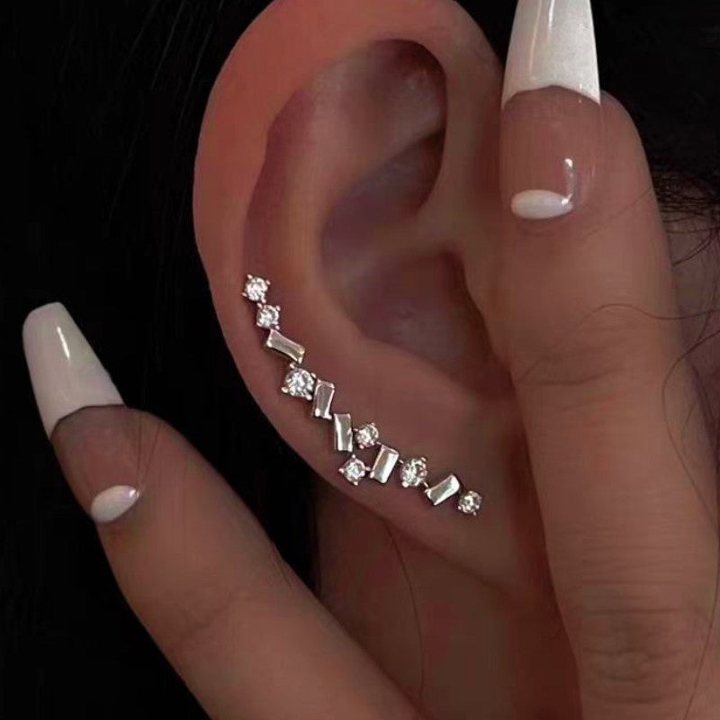 Silver Plated Zircon Diamond Crawlers