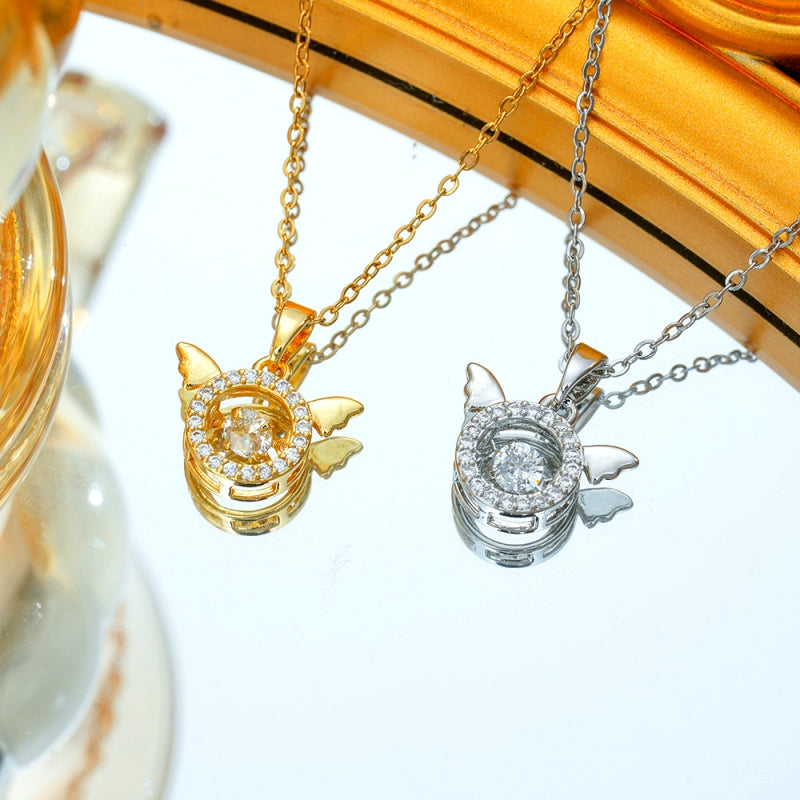 Sterling Silver Angel Wings Necklace