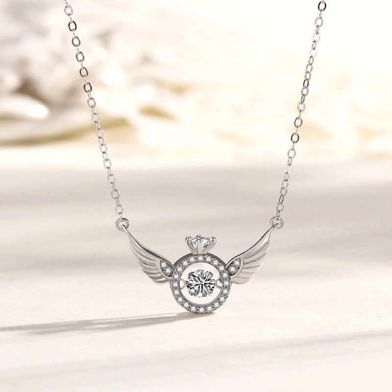 Sterling Silver Angel Wings Necklace