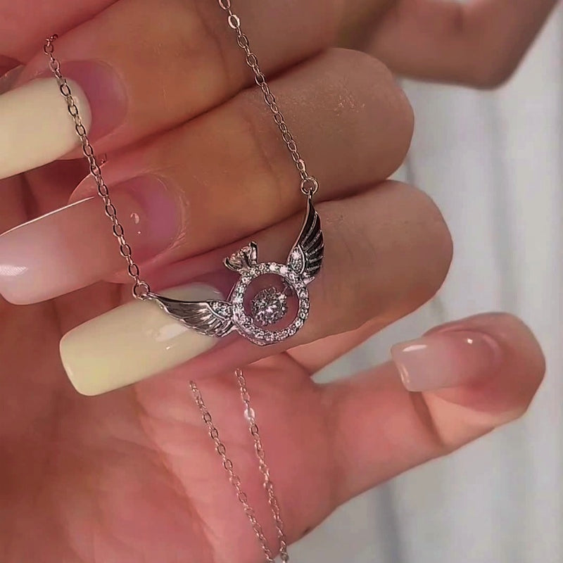 Sterling Silver Angel Wings Necklace