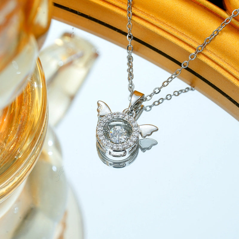 Sterling Silver Angel Wings Necklace