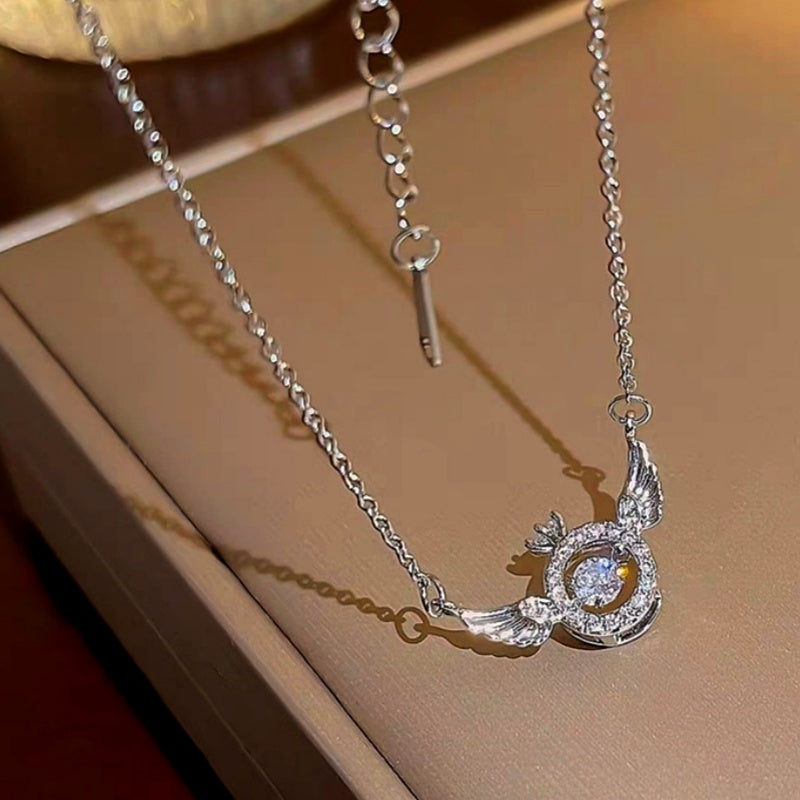 Sterling Silver Angel Wings Necklace