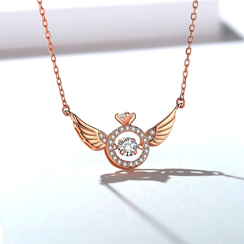 Sterling Silver Angel Wings Necklace
