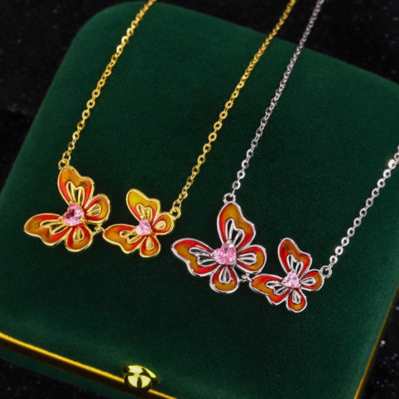 Sterling Silver Butterfly Necklace