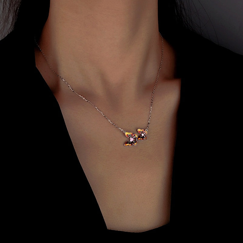 Sterling Silver Butterfly Necklace